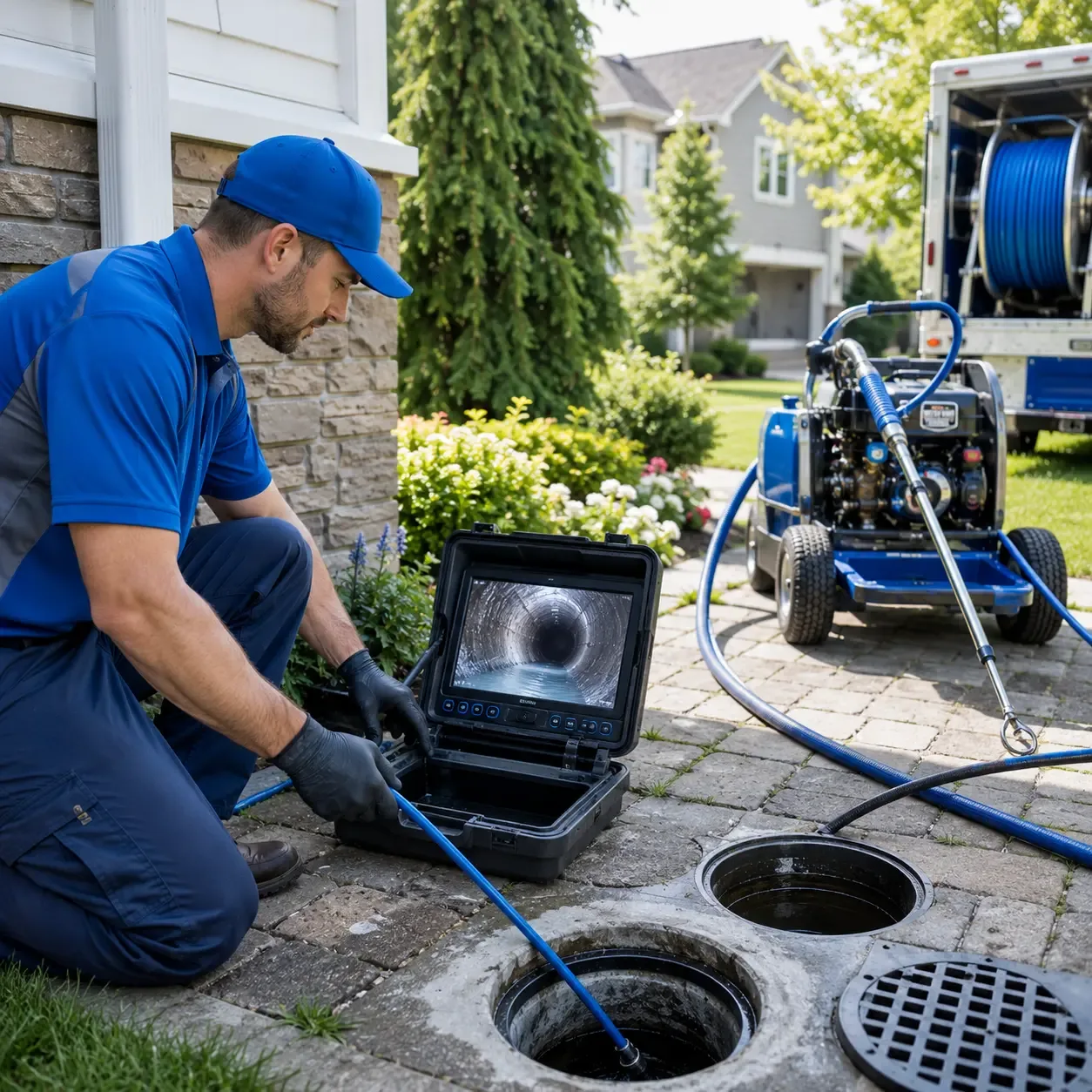 Outdoor drain cleaning professionals serving Morganfield, KY